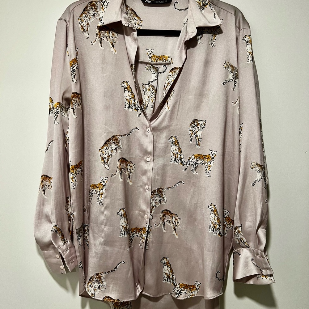 Woman’s Animal Print Shirt